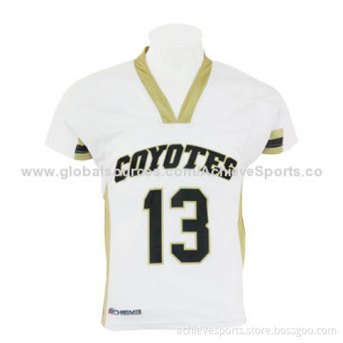 Sublimated Soccer Jersey with Comfortable and Breathable, 100% Polyester Material